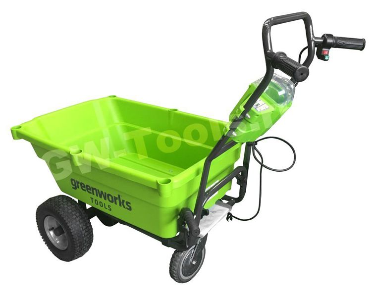 Садовая тележка самоходная Greenworks 106 л 40V G40GC