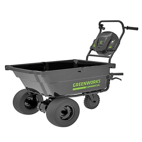 Садовая тележка самоходная Greenworks 106 л 82V 82GC 7400607 бесщёточная