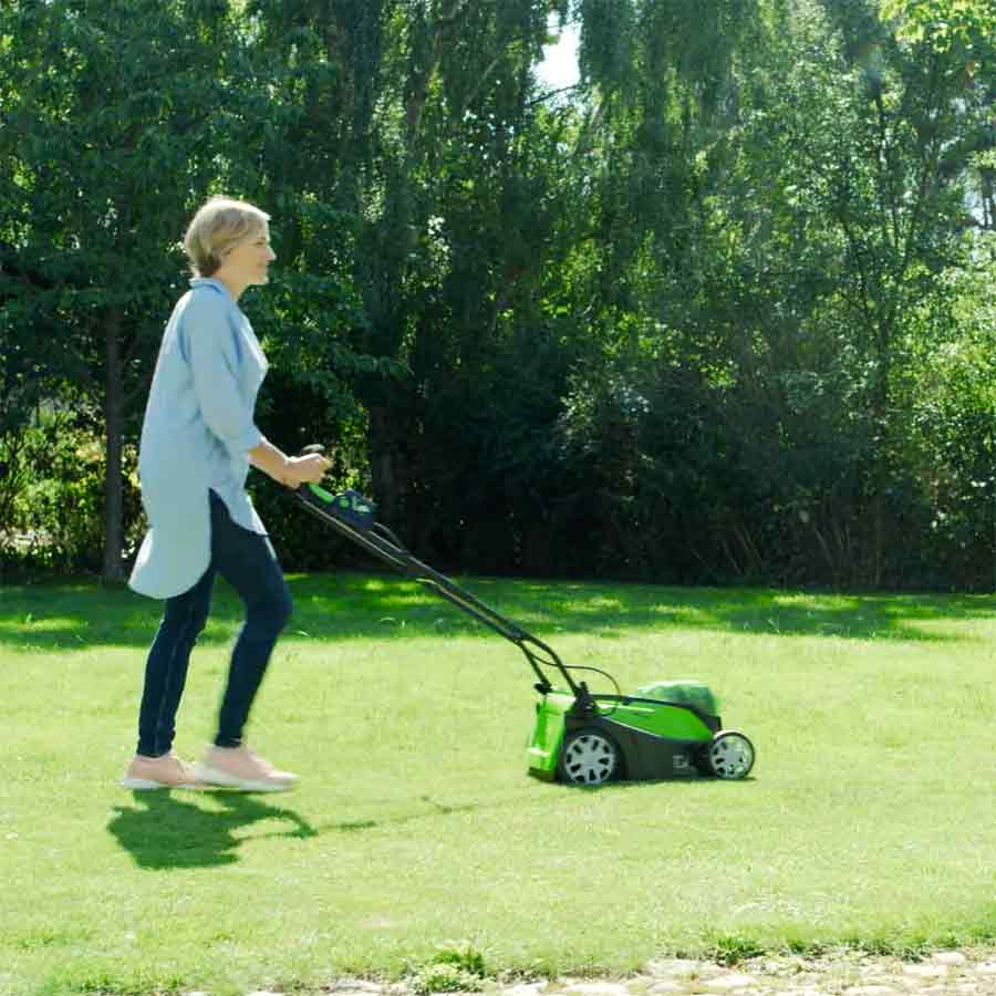 Газонокосилка аккумуляторная 41 см Greenworks 2х24V (48V) G24X2LM41 2512607, без АКБ и ЗУ