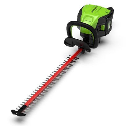 Кусторез аккумуляторный 61 см Greenworks 60V GD60HT, бесщеточный, без АКБ и ЗУ