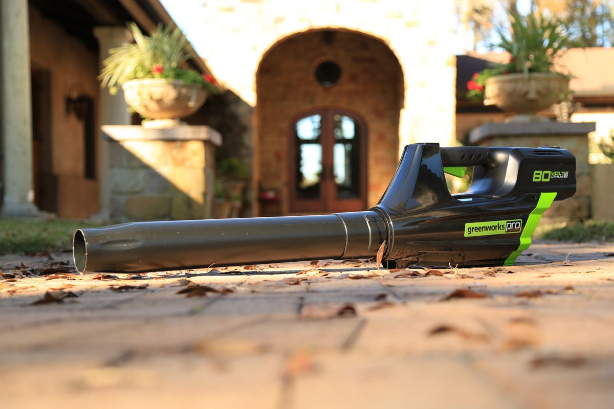 Воздуходув аккумуляторный Greenworks 80V GD80BL, бесщёточный, без АКБ и ЗУ