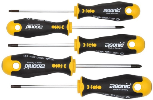 Набор отверток PH/Tx Ergonic, 5 шт FELO 402 951 48