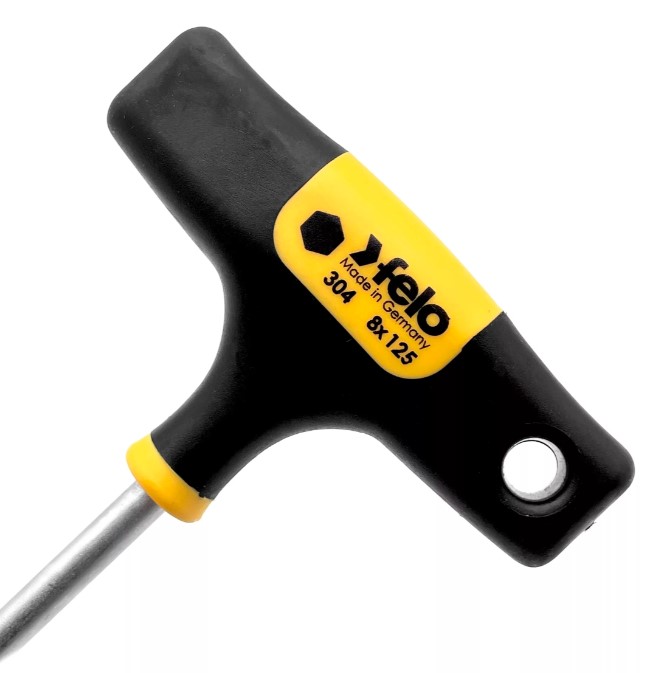 Отвёртка-головка 8х125, Т-образная, серия 304 FELO 304 084 60