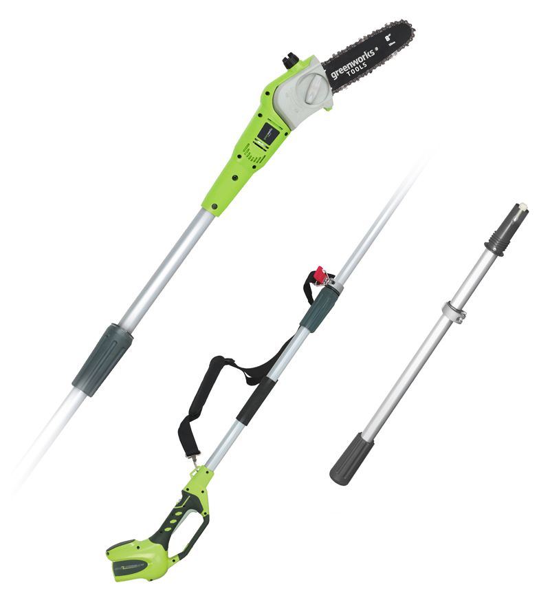 Высоторез – cучкорез аккумуляторный Greenworks 20 см 40V G40PS20