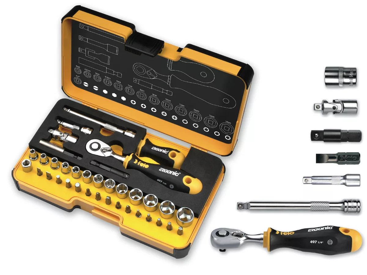 Felo Набор инструментов для электромонтажника в кейсе, 78 предметов 41387818