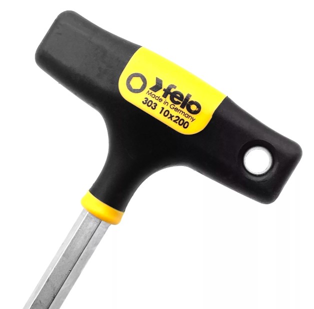 Отвёртка шестигр. 10х200,Т-образная, серия 303 FELO 303 107 60