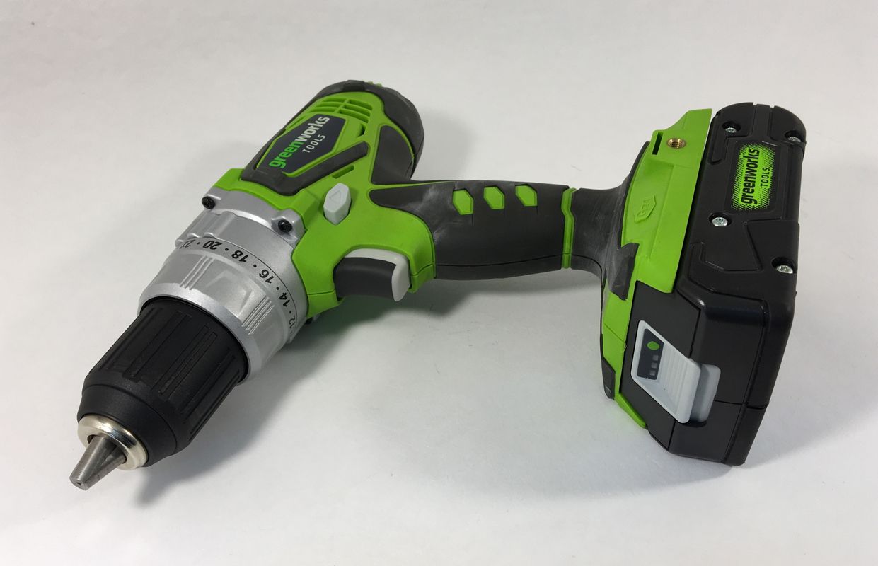 Дрель-шуруповёрт ударная аккумуляторная Greenworks 24V G24CD