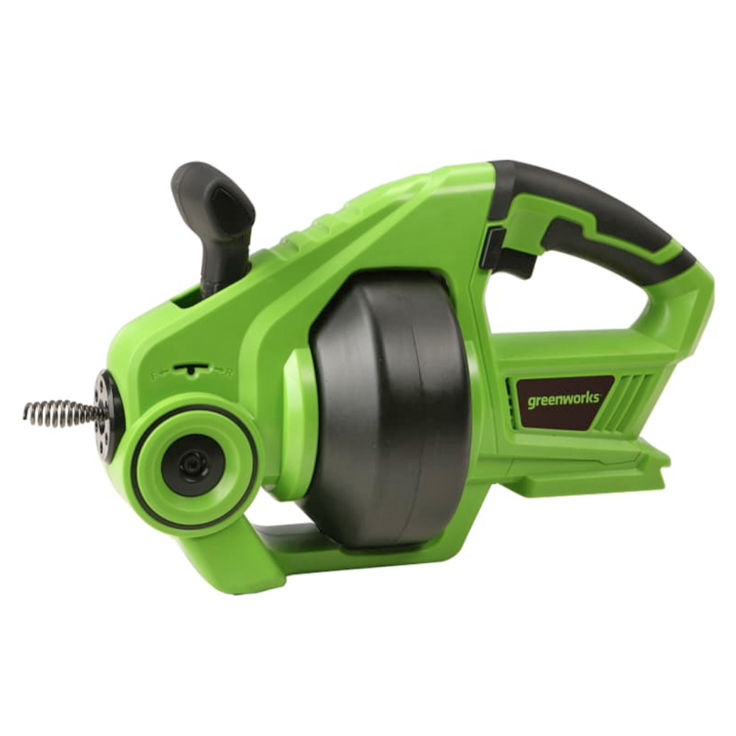 Трос сантехнический (крот) аккумуляторный Greenworks 24V G24DA 3707307, без АКБ и ЗУ