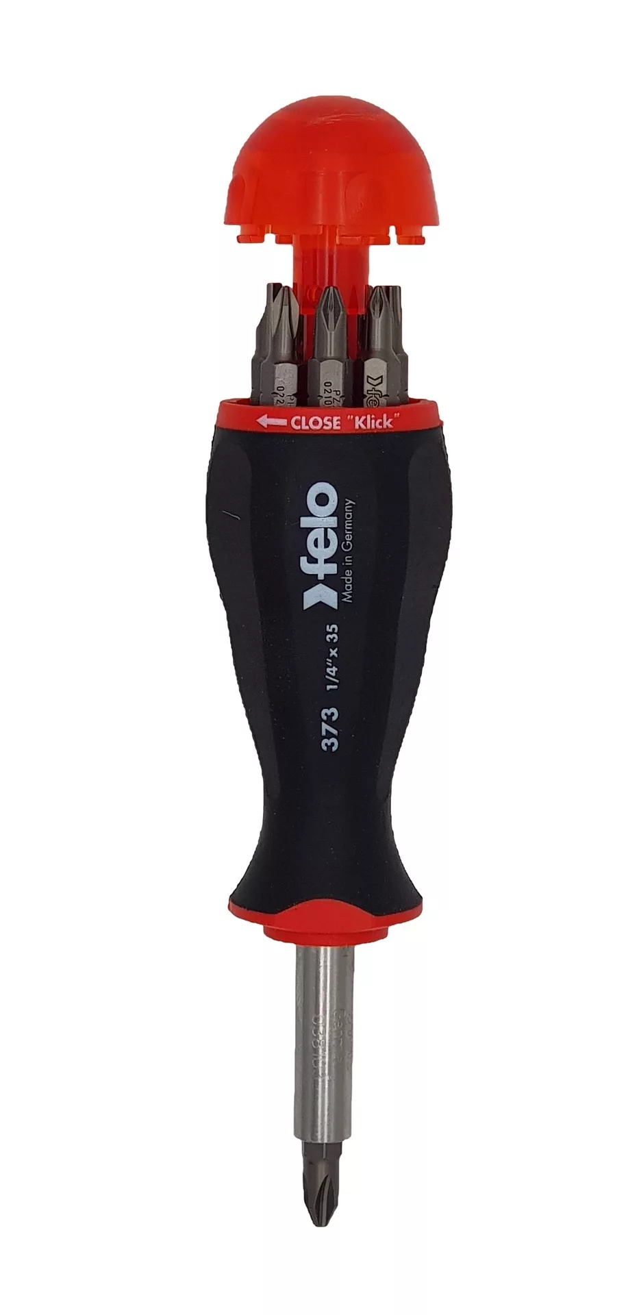 Отвёртка "FELO Bit-Boy" с магазином бит/8 шт., серия 373 FELO 373 108 05