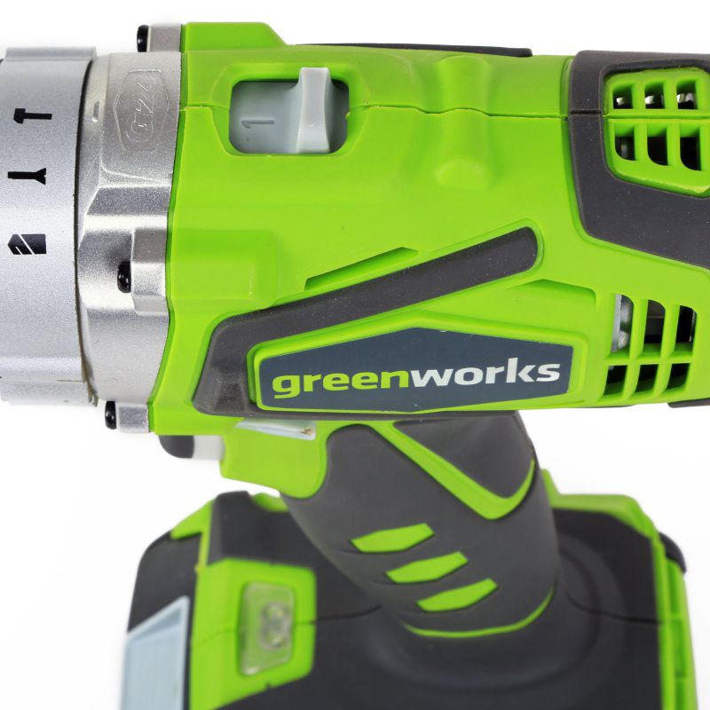 Дрель-шуруповёрт ударная аккумуляторная Greenworks 24V G24CD