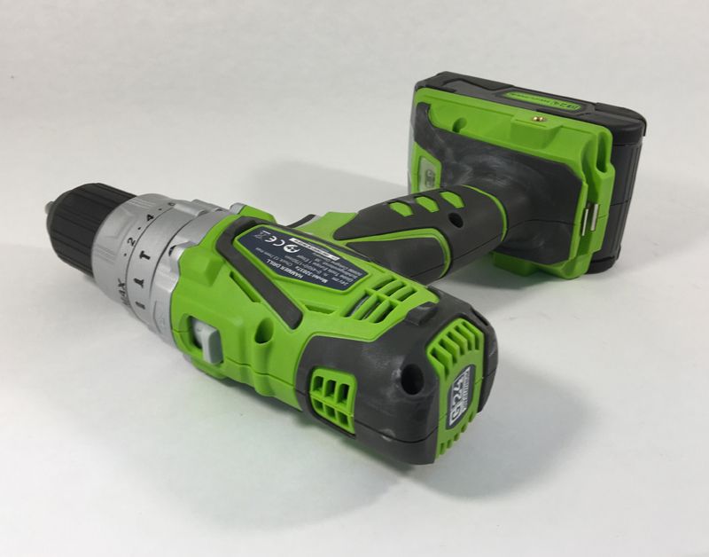 Дрель-шуруповёрт ударная аккумуляторная Greenworks 24V G24CD