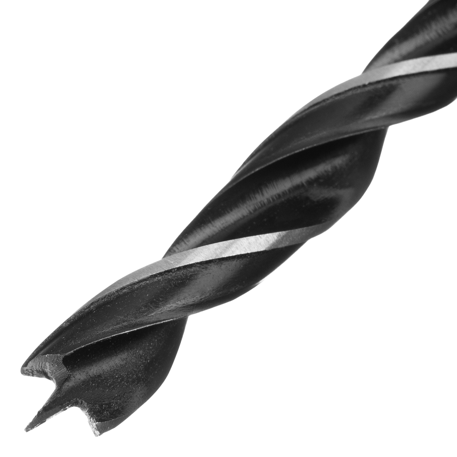 Набор свёрел по бетону, металлу, дереву 4-5-6-8-10 мм, 15 шт, пластиковый бокс, цилиндрический хвостовик