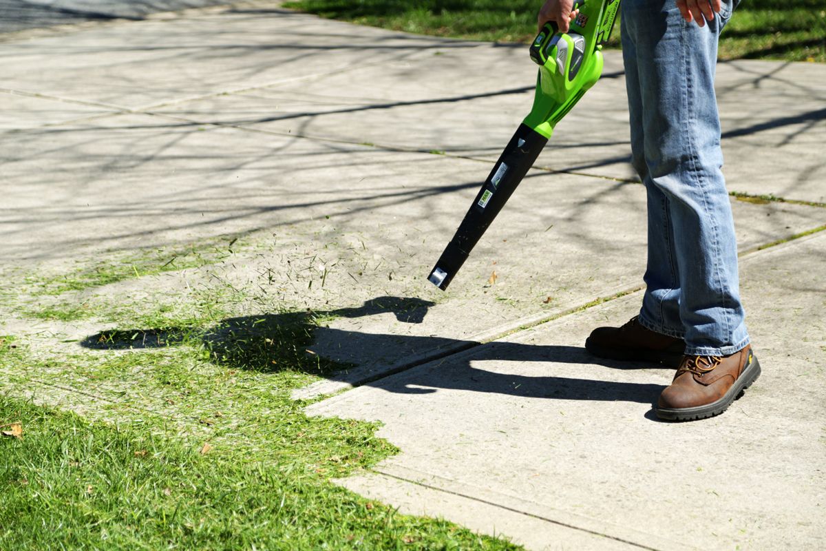 Воздуходув аккумуляторный Greenworks 40V G40BL, без АКБ и ЗУ