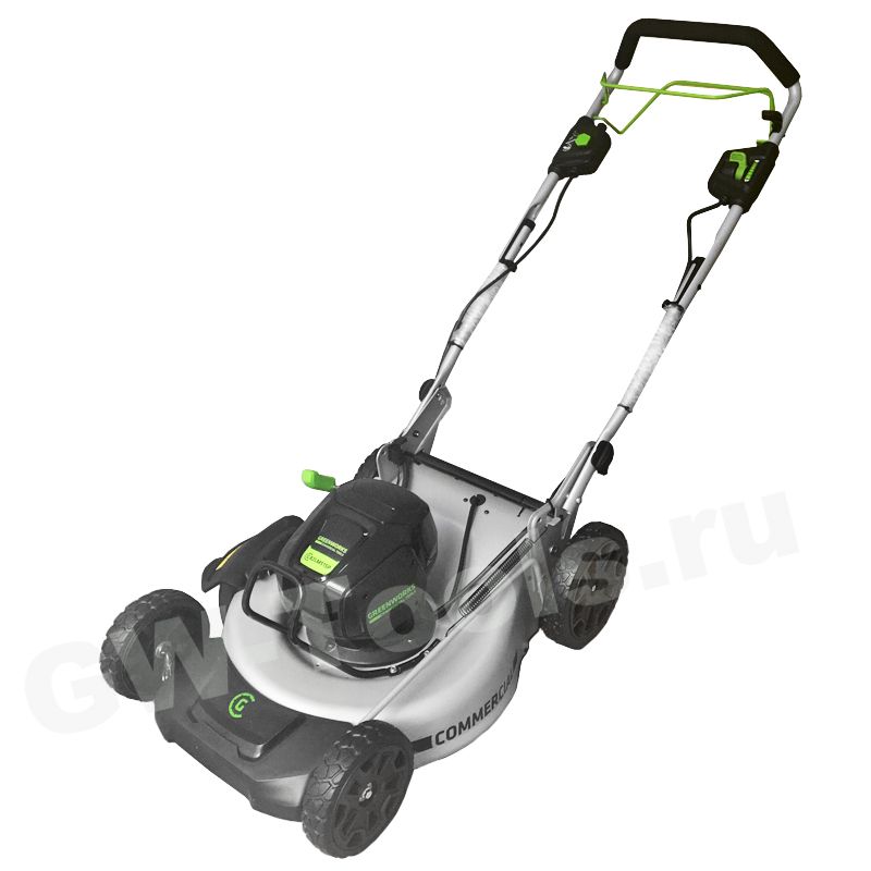 Газонокосилка аккумуляторная самоходная Greenworks 51 см 82V GD82LM51, бесщёточная, без АКБ и ЗУ