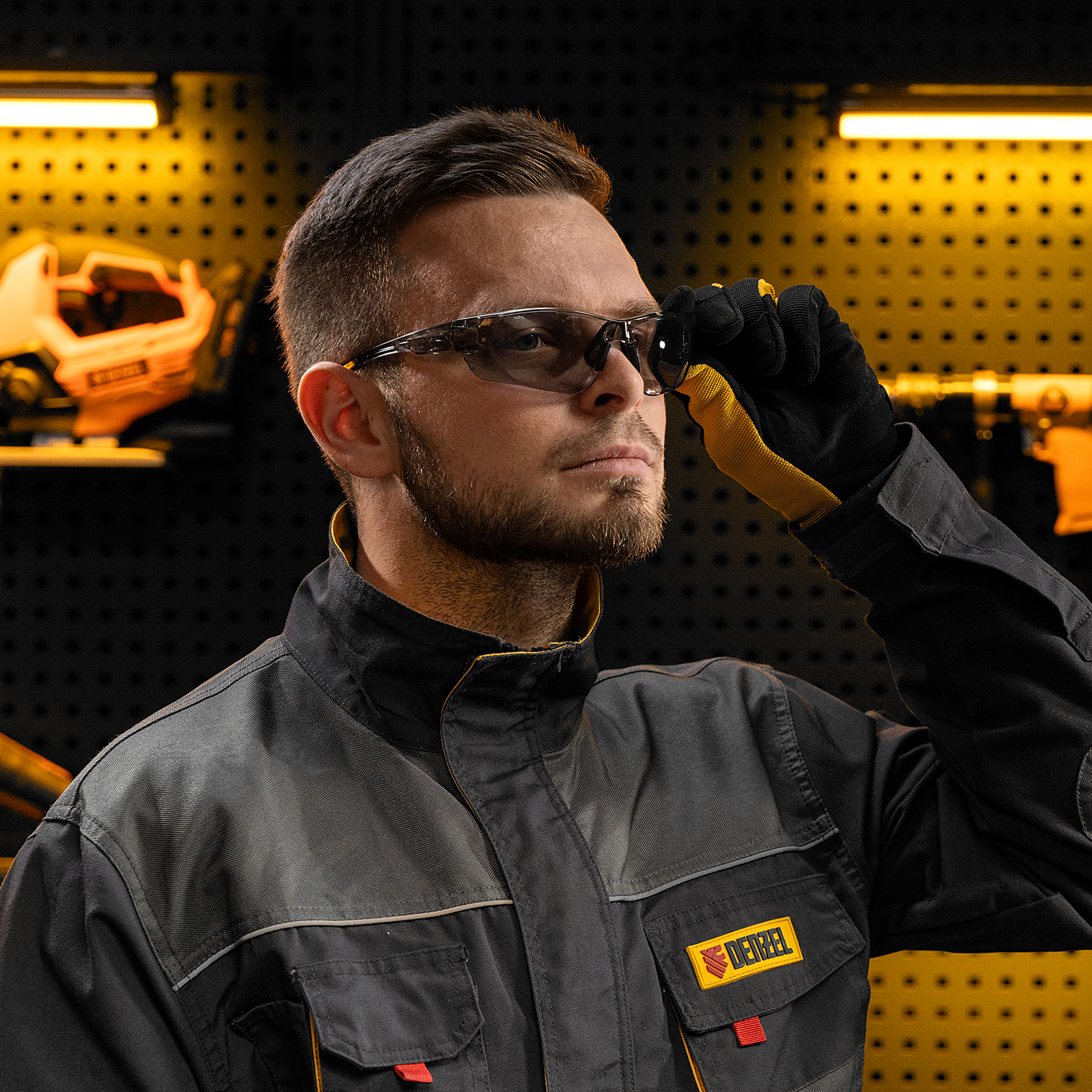 Очки защитные с дымчатой линзой