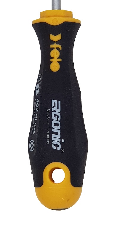 Отвёртка серия 402 Ergonic, PH1х80х4,5 FELO 402 102 10