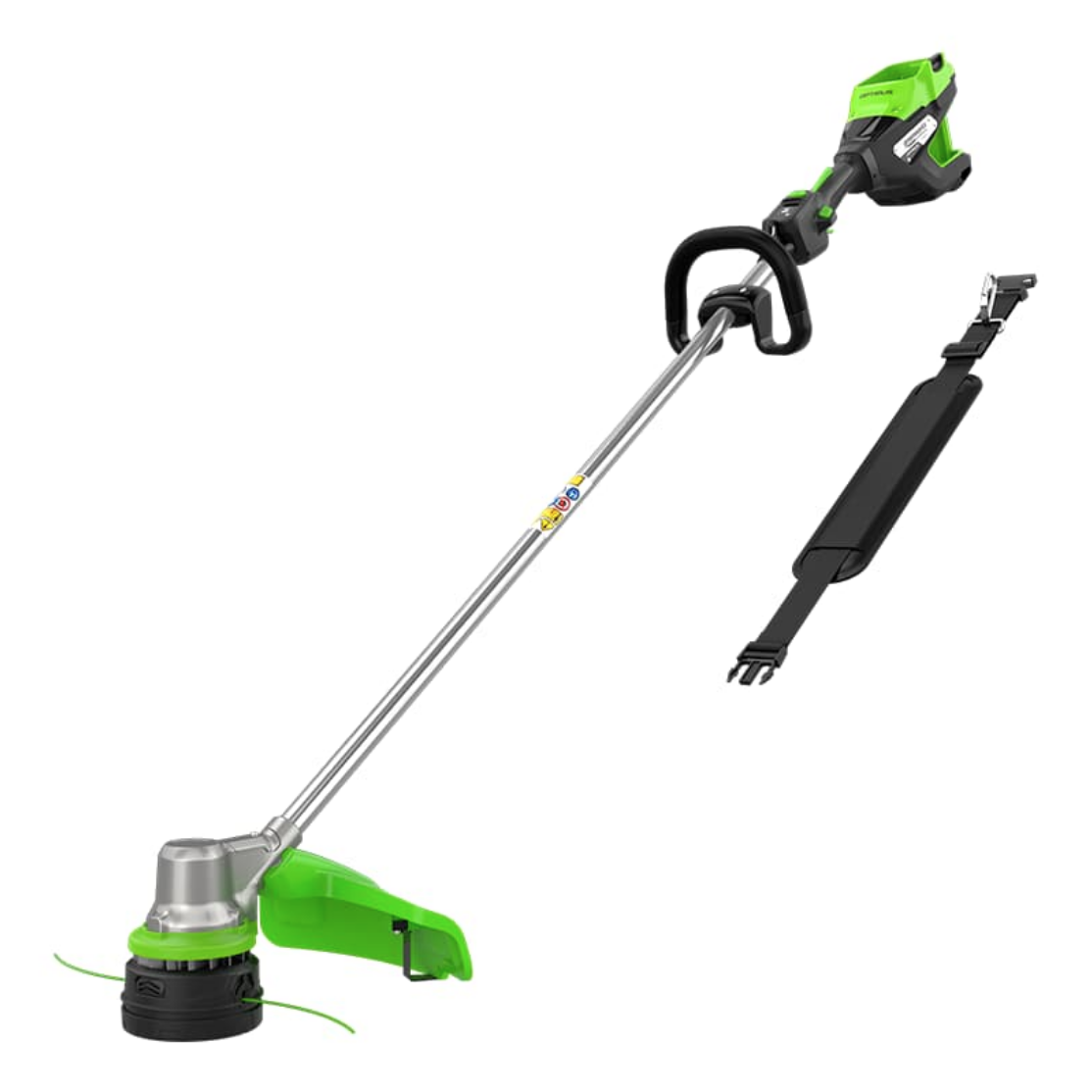 Триммер аккумуляторный Greenworks 40 см (1.2 кВт) 82V ST121 2112507, бесщёточный, без АКБ и ЗУ