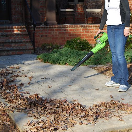 Воздуходув аккумуляторный Greenworks 24V G24AB, с АКБ на 4 А*ч и ЗУ