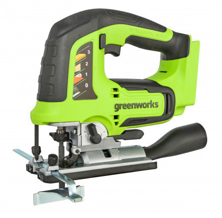 Лобзик аккумуляторный Greenworks 24V GD24JS 3601407, бесщеточный, без АКБ и ЗУ