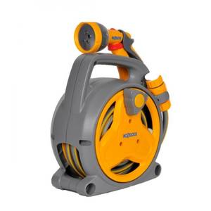 Катушка hozelock 2415 plus с закрытым корпусом 1/2 25 м, коннекторами и наконечником для шланга