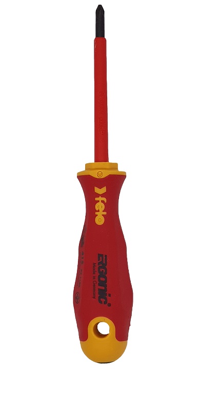 Отвёртка ERGONIC диэлектр., серия 415, PZ 1 FELO 415 102 90