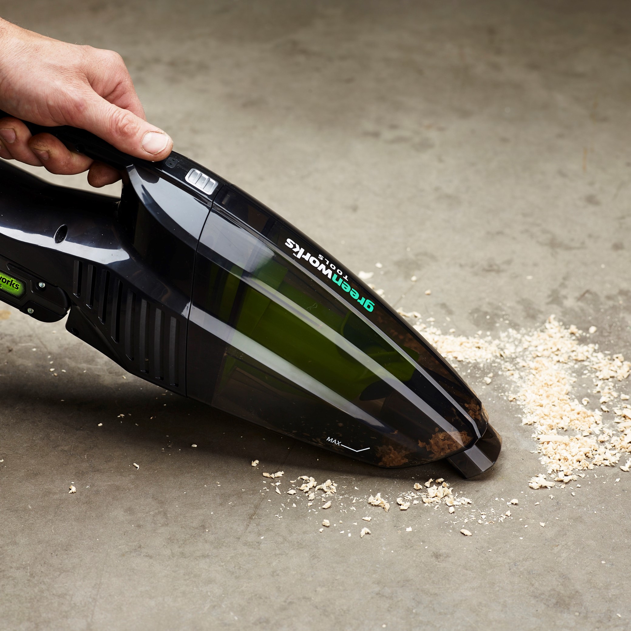 Пылесос ручной аккумуляторный Greenworks 24V G24HV 4700007, без АКБ и ЗУ