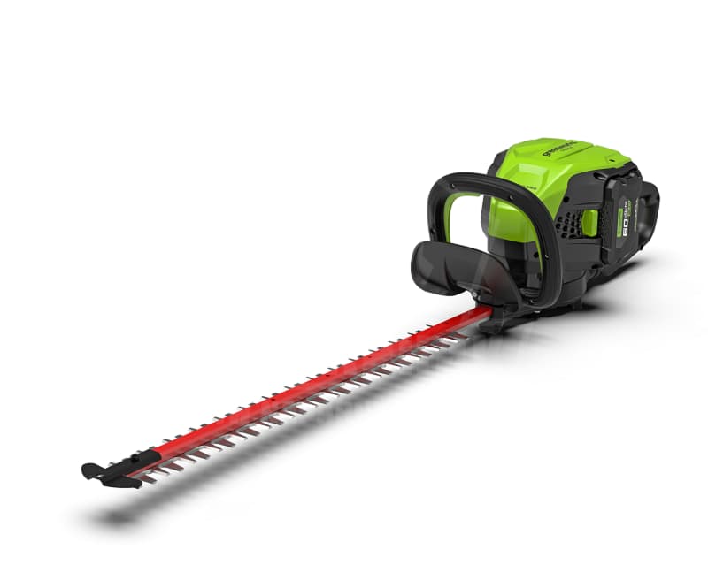 Кусторез аккумуляторный 61 см Greenworks 60V GD60HT, бесщеточный, без АКБ и ЗУ