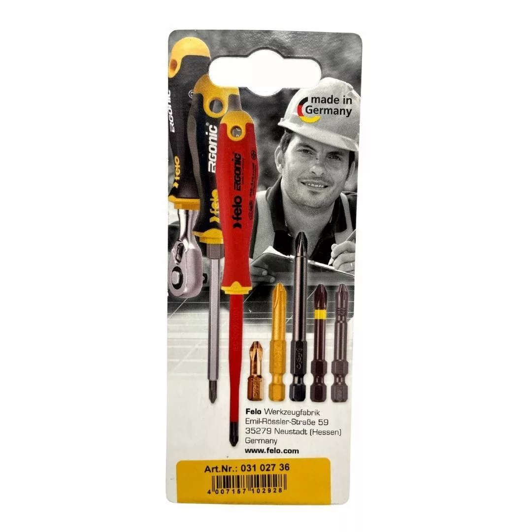 Бита крестовая PZ 2X73, серия Industrial, 2 шт в блистере FELO 03102736