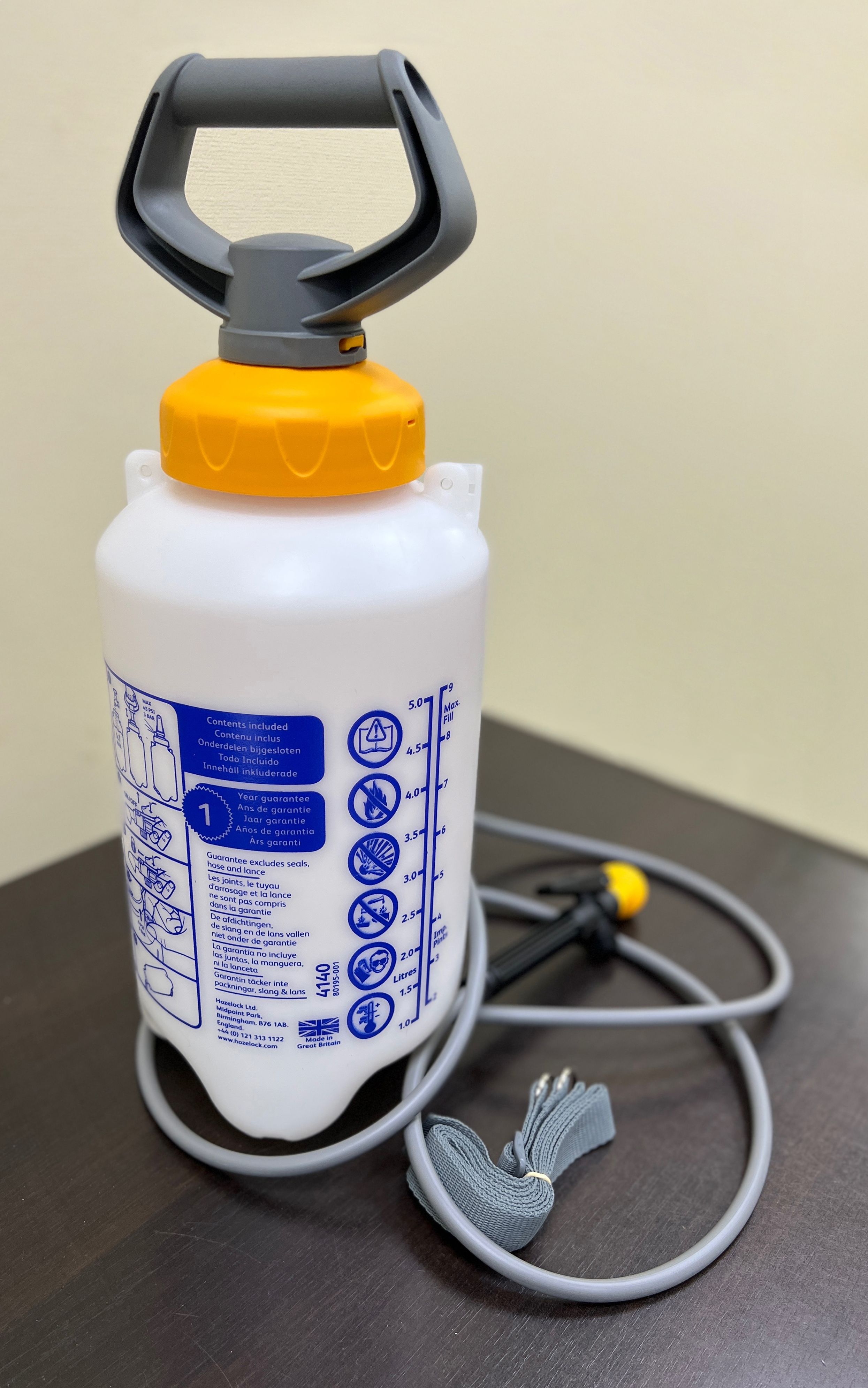 Портативный душ HoZelock 4140 4-в-1, 7 л