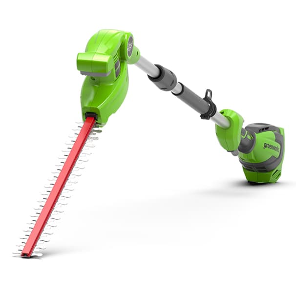 Кусторез штанговый аккумуляторный 51 см Greenworks 40V G40PHA 2300407, без АКБ и ЗУ