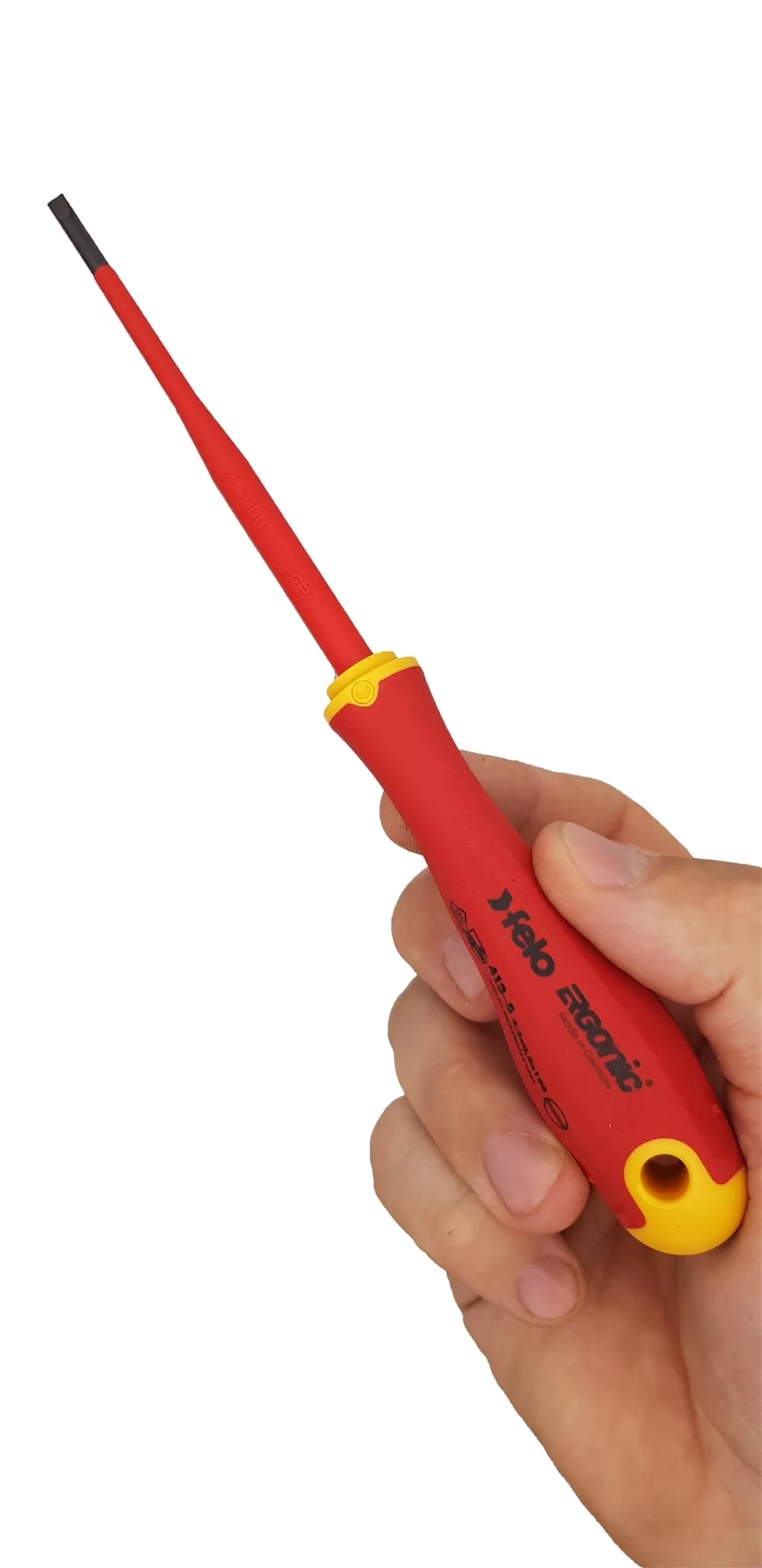 Felo Отвертка диэлектрическая SL 3,5х0,8 E-Slim Ergonic 41393890