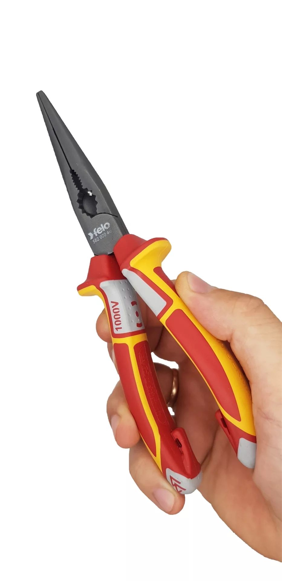Felo Длинногубцы диэлектрические с резцом 205 мм 58202040