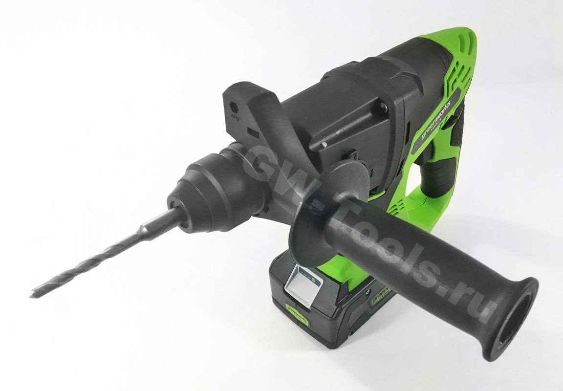 Перфоратор аккумуляторный Greenworks 24V 1.8 Дж G24HD