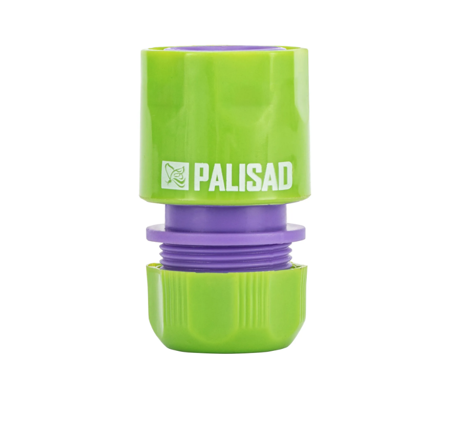 Соединитель пластмассовый, быстросъемный для шланга 1/2 Palisad