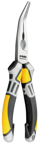 Длинногубцы угловые с резцом серия 592, 205 мм FELO 592 220 40