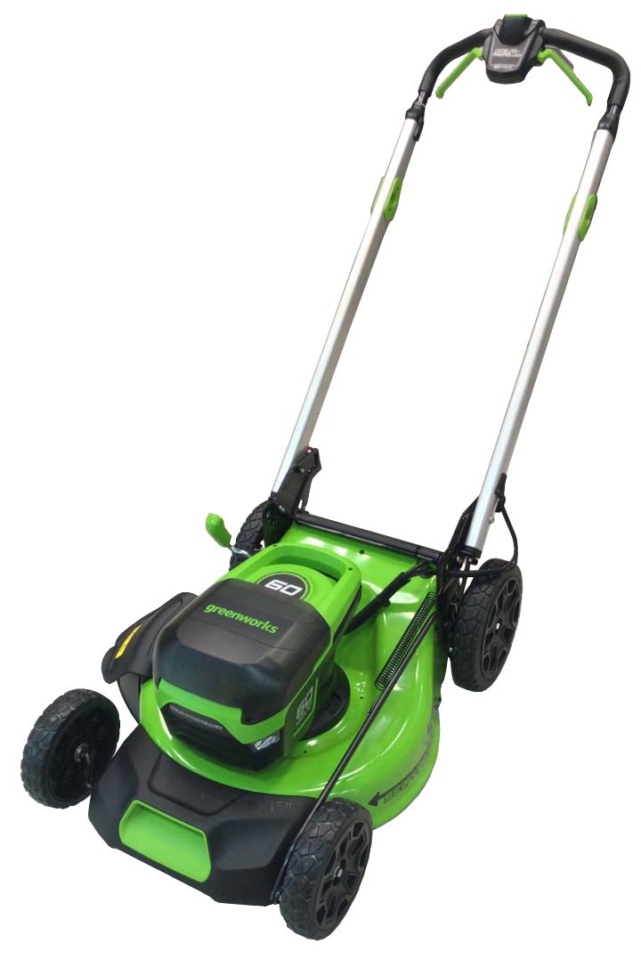 Газонокосилка самоходная, аккумуляторная 51 см Greenworks  60V GD60LM51SP 2514307, бесщеточная, без АКБ и ЗУ