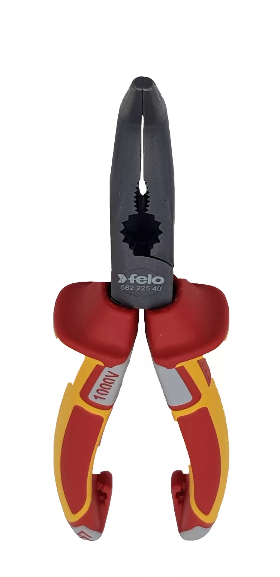 Felo Длинногубцы диэлектрические угловые с резцом 205 мм 58222540