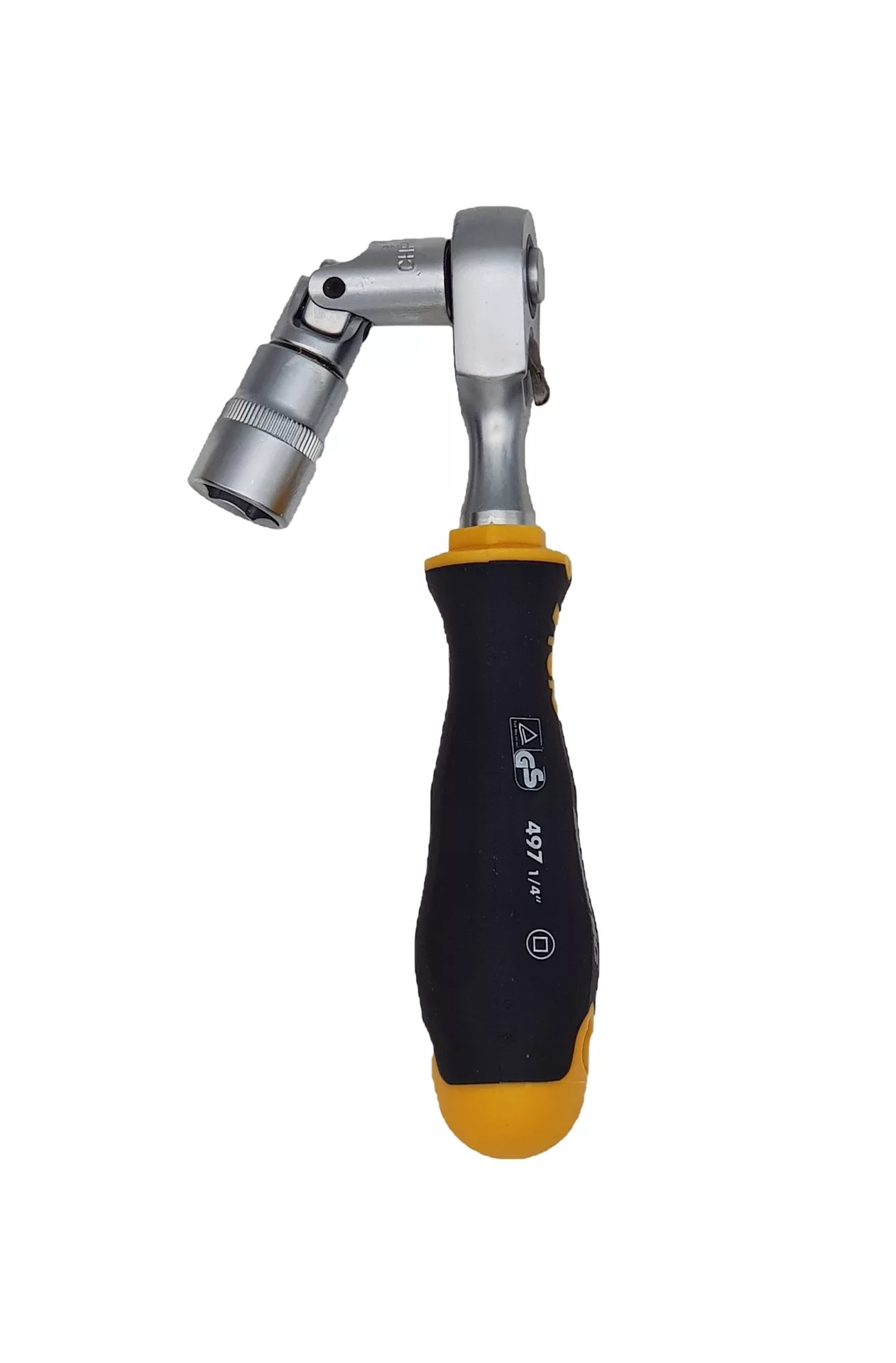 Набор дюймовых головок с трещоткой и отверткой 1/4" ERGONIC в кейсе, 19 шт FELO 057 819 56