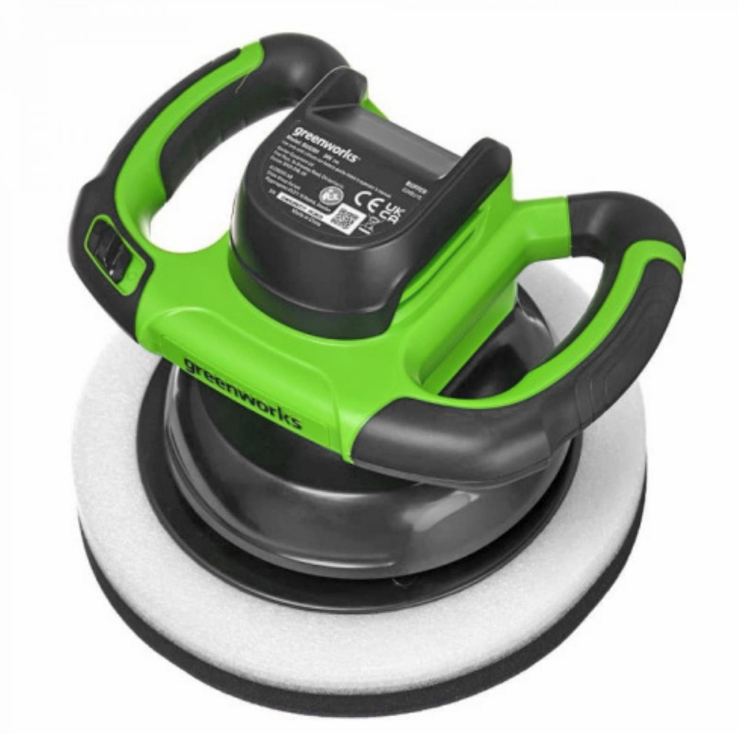 Полировальная машина аккумуляторная Greenworks 24V G24BU10 3502107, без АКБ и ЗУ