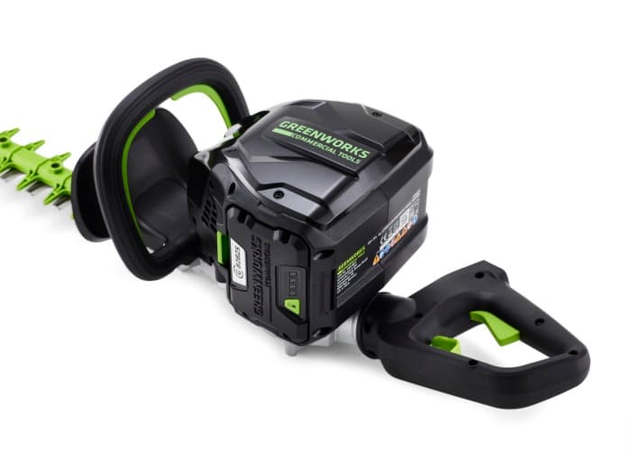 Кусторез аккумуляторный 68 см Greenworks 82V GD82HT, бесщёточный, без АКБ и ЗУ