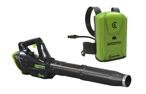 Воздуходув аккумуляторный ранцевый Greenworks 82V GB-600, бесщёточный, без ранца-АКБ и ЗУ
