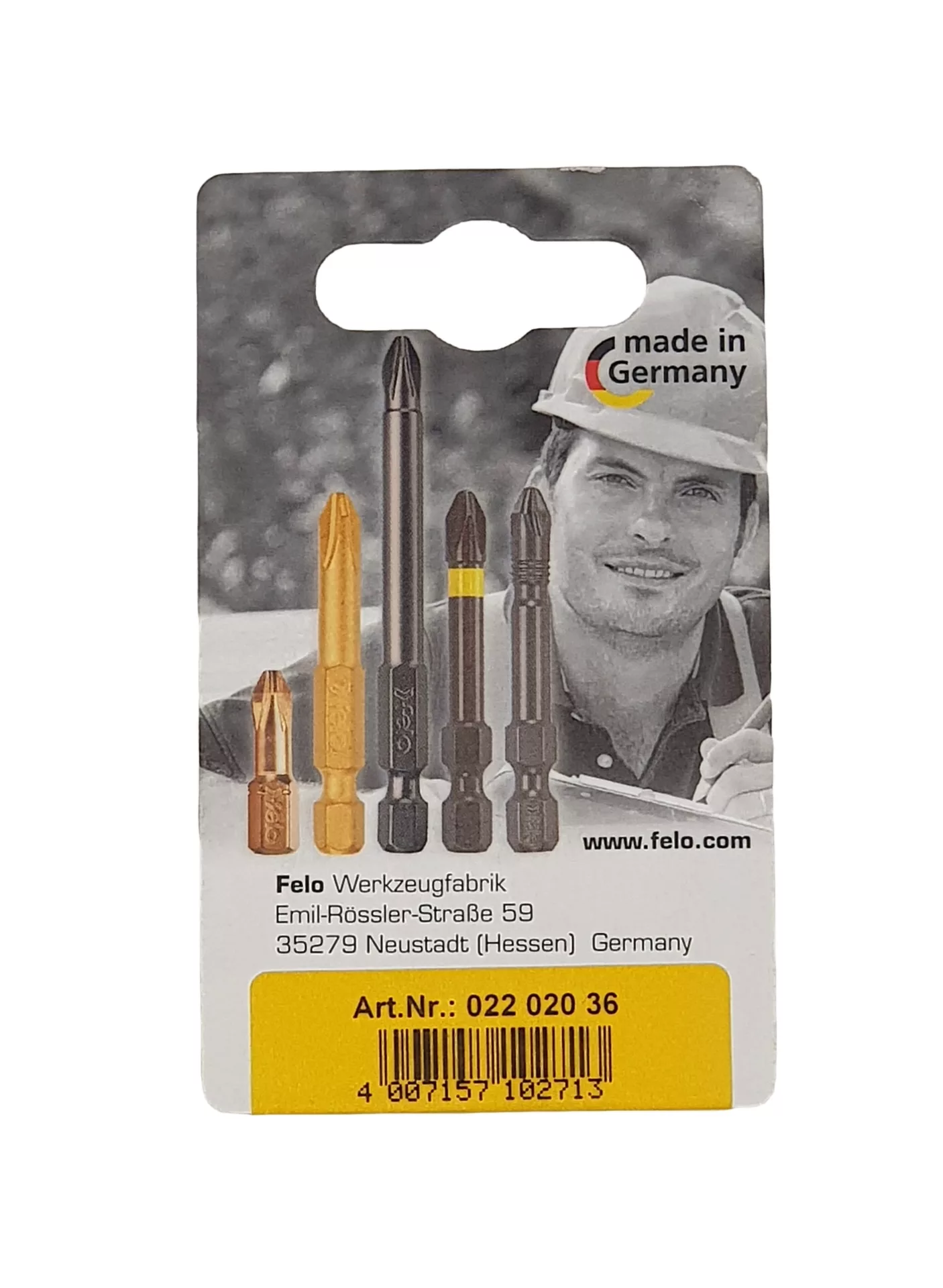 Биты PН2х25, С 6,3, 2 шт. FELO 022 020 36