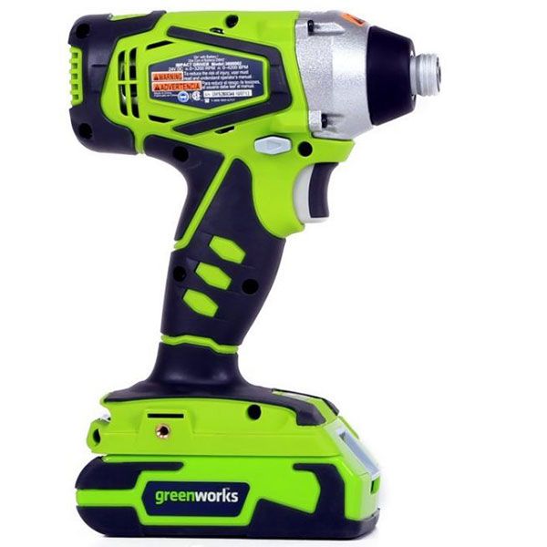 Винтовёрт импульсный аккумуляторный Greenworks 24V G24ID