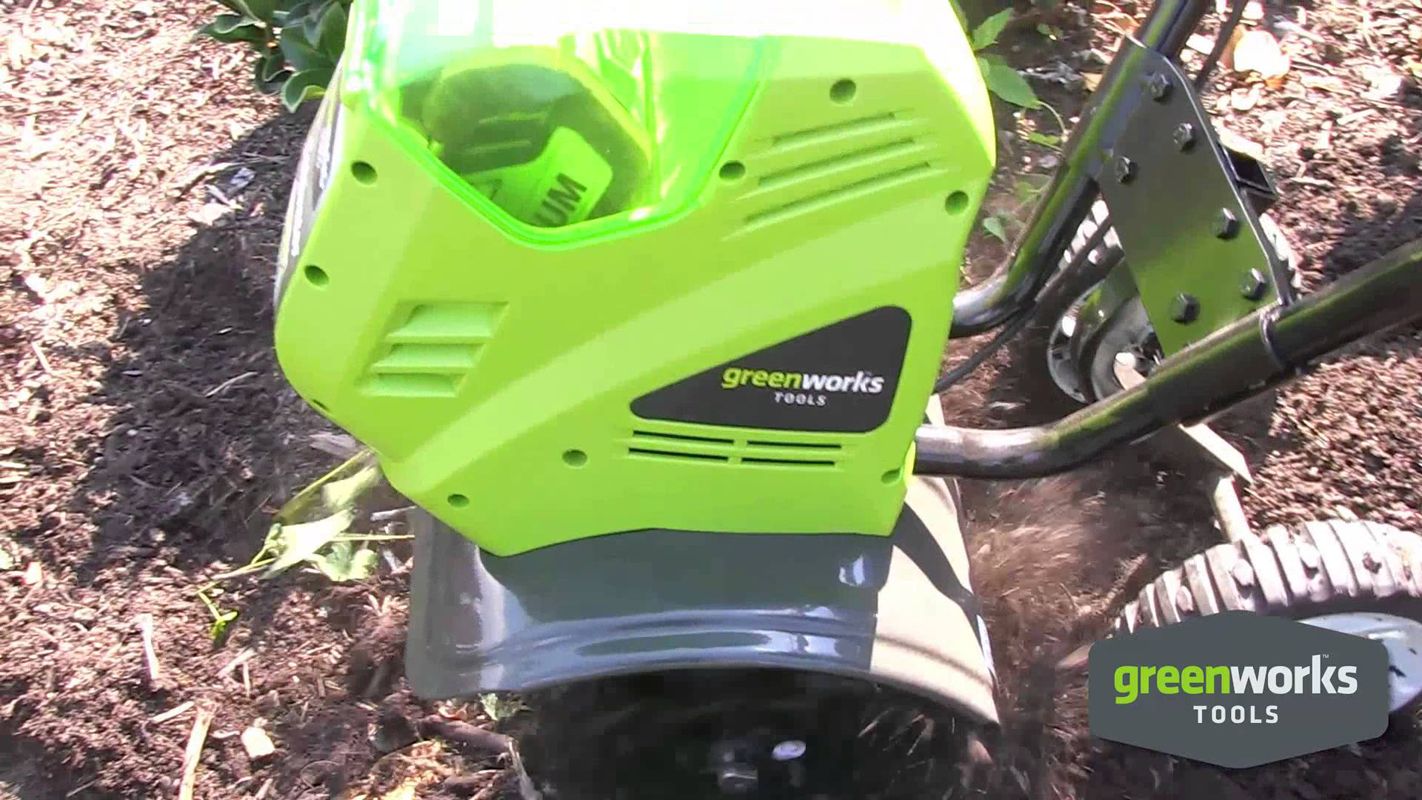 Культиватор аккумуляторный Greenworks 40V G40TL 27087, без АКБ и ЗУ