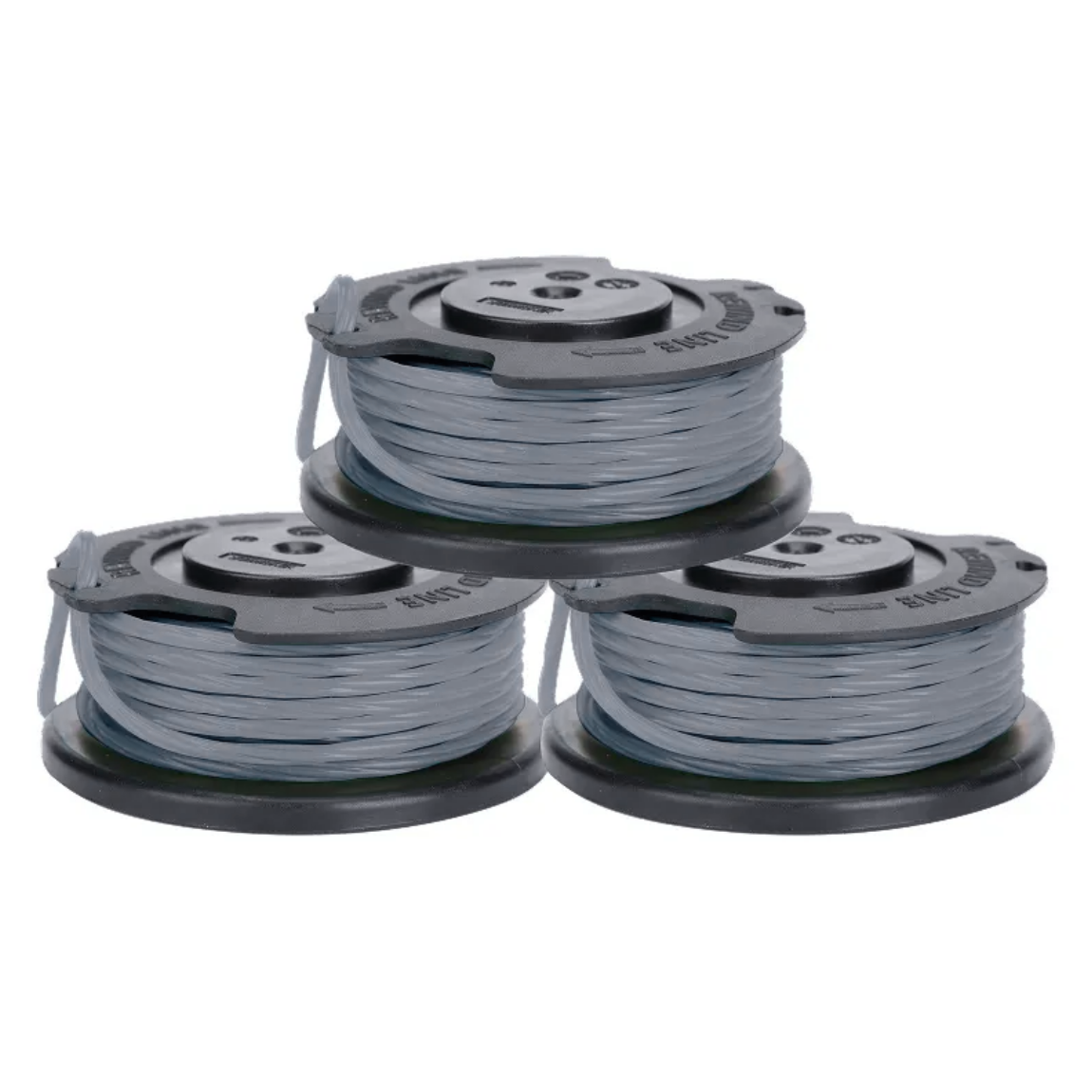 Катушка с леской (комплект 3 шт) 2963307 для триммеров Greenworks G24LT301, G24LT30 24V и G40LT331 40V