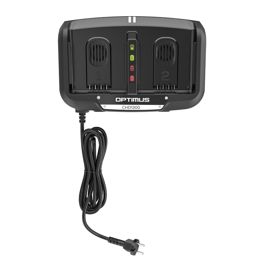 Ультрабыстрое двойное двухпортовое зарядное устройство Greenworks 82V CHD1300 2960507 (с двумя слотами)