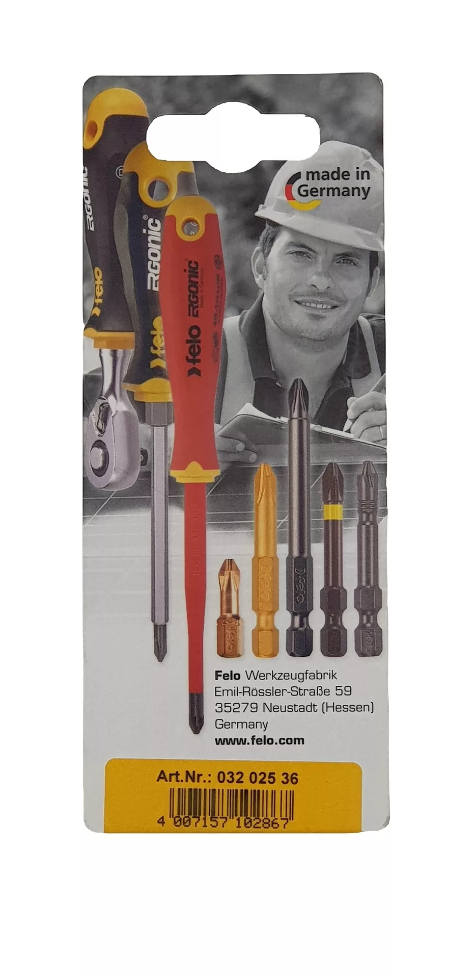 Биты PН2х50, Е 6,3, 2 шт. FELO 032 025 36