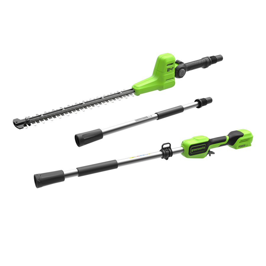 Кусторез штанговый аккумуляторный 51 см Greenworks 24V G24PH511 2301907, без АКБ и ЗУ