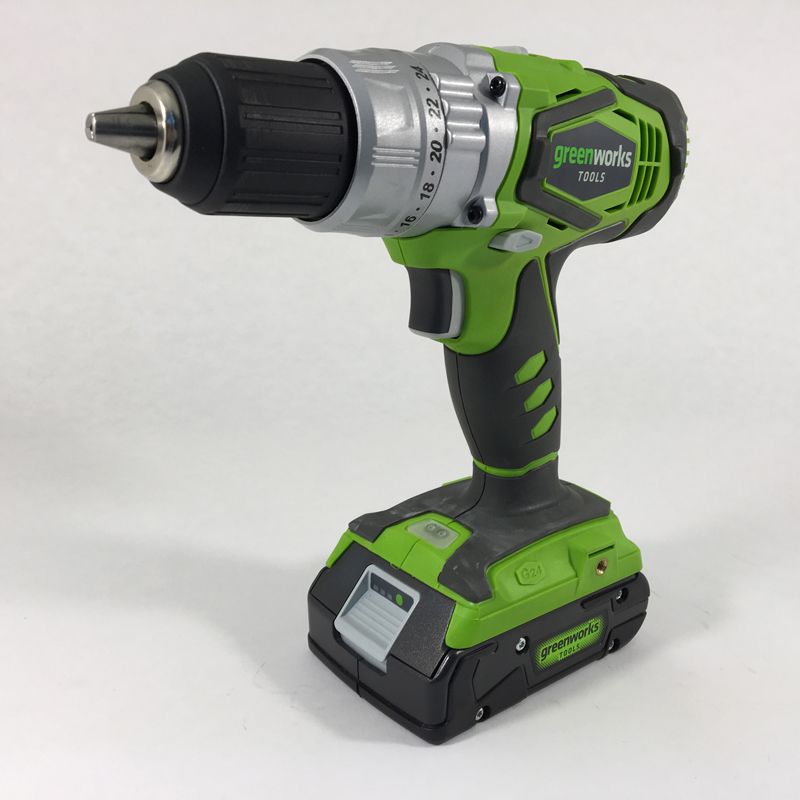 Дрель-шуруповёрт ударная аккумуляторная Greenworks 24V G24CD
