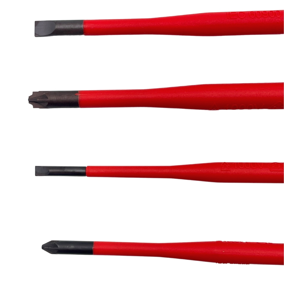 Набор диэлектрич. отверток 4 шт., серии E-Slim, Ergonic E-SLIM SL/Z 417 841 98